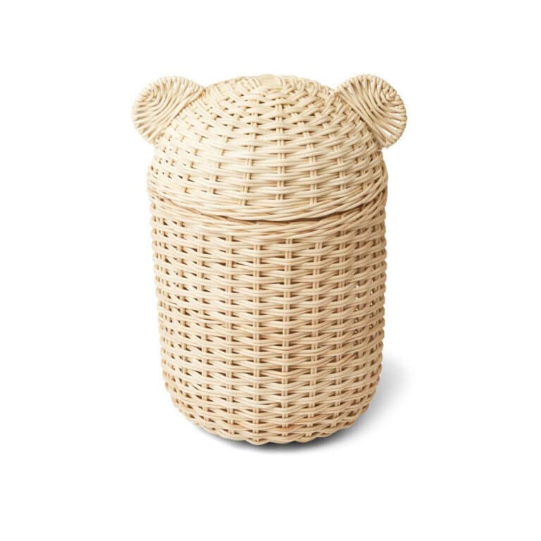 Panier de rangement liewood en osier kana