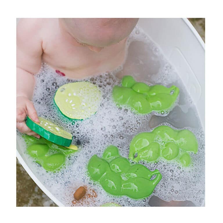 jouet de dentition keiko l'edamame ambiance bain