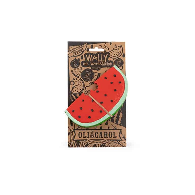 jouet de dentition pastèque avec packaging