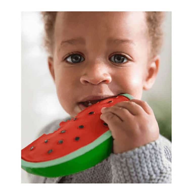 jouet de dentition pastèque ambiance enfant