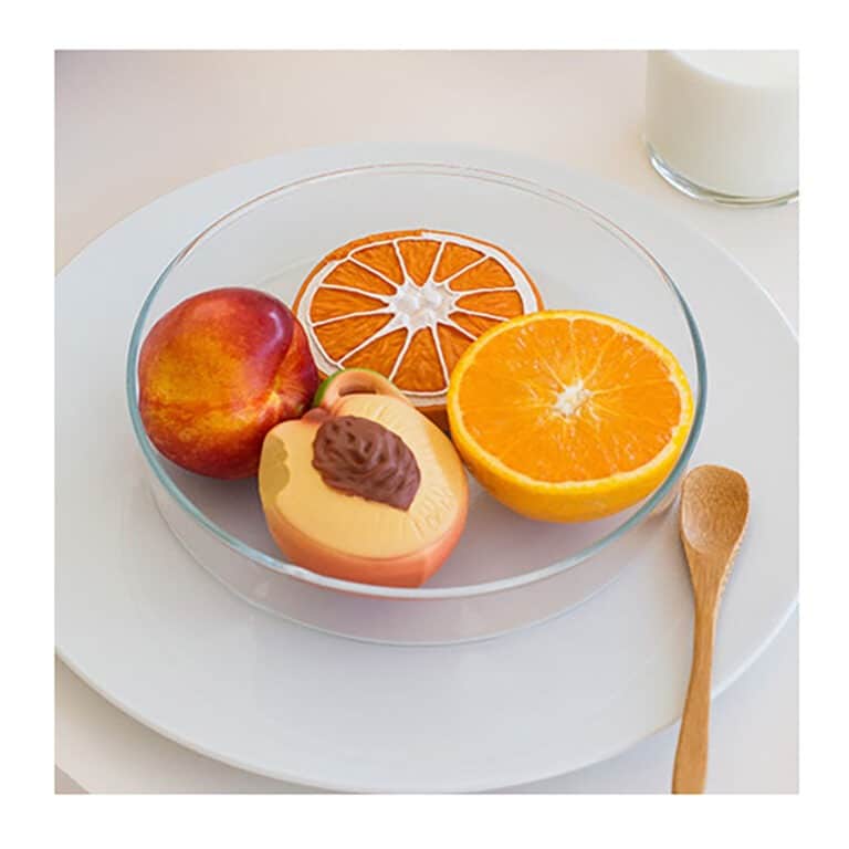 jouet de dentition palma la pêche avec orange