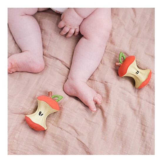 jouet de dentition pepa la pomme pied bébé