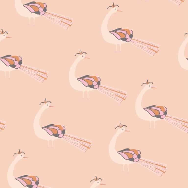 Motif peakocks minikane