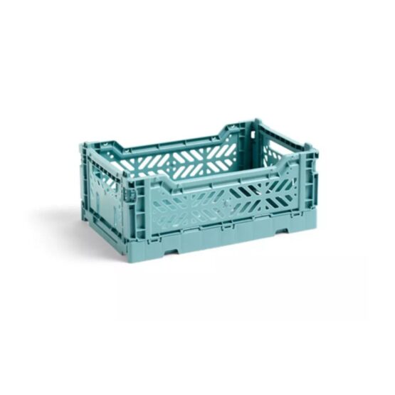 Caisse de rangement bleu turquoise de la marque aykasa