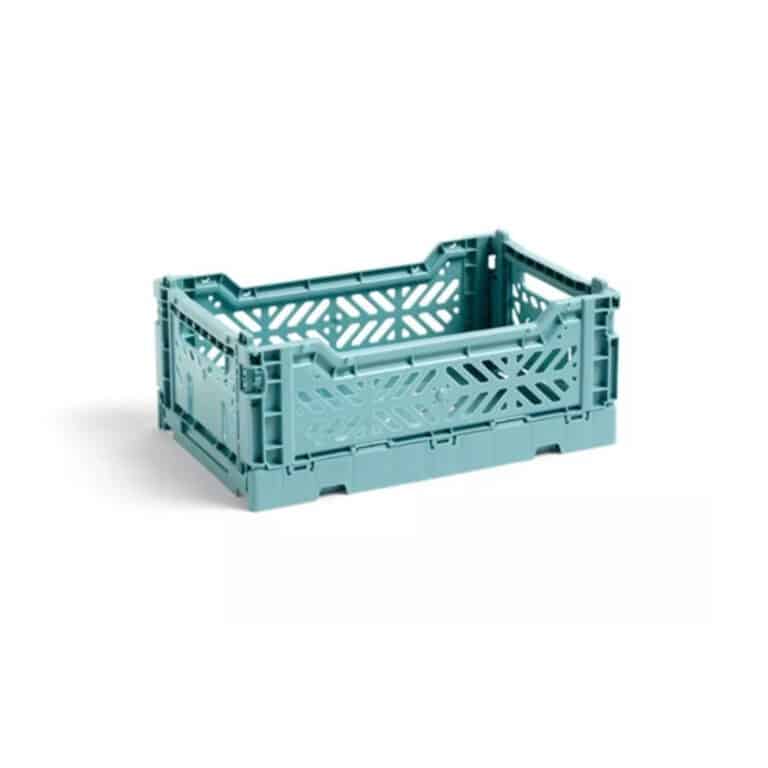 Caisse de rangement bleu turquoise de la marque aykasa