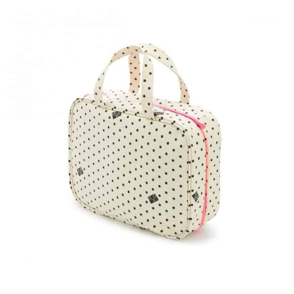 Sac valisette rose fluo de la marque bonton parfait pour les voyages