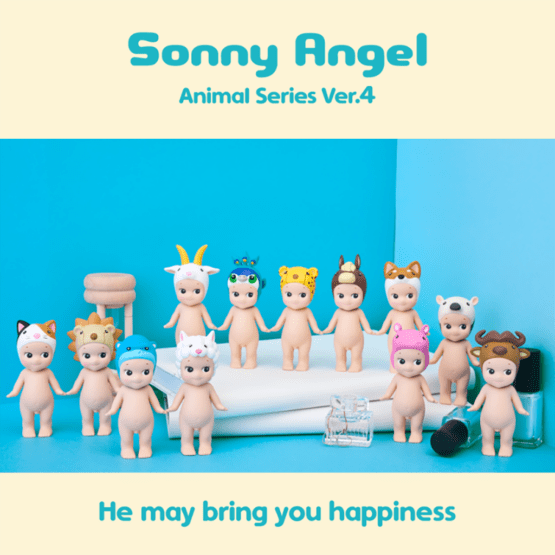 Les sonny Angel animals version 4 sont des figurines à collectionner qui se trouvent dans une boîte mystère