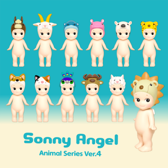 Les sonny Angel animals version 4 sont des figurines à collectionner qui se trouvent dans une boîte mystère