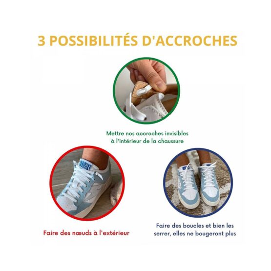 Lacets de Chaussures En Silcone Baskets Basses - Adultes - Gorilla