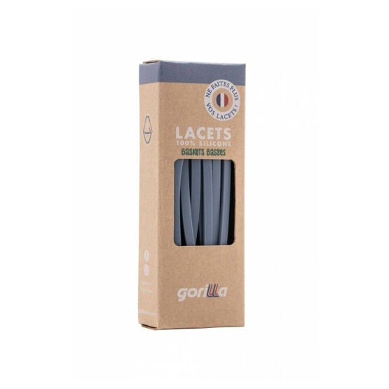 Lacets en silicone adulte gorilla tribe galet