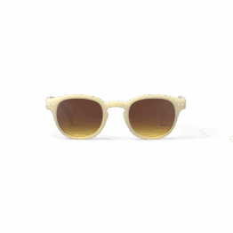 Lunettes de soleil adulte forme #C glossy ivory