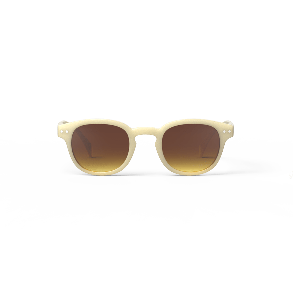 Lunettes de soleil adulte forme #C glossy ivory