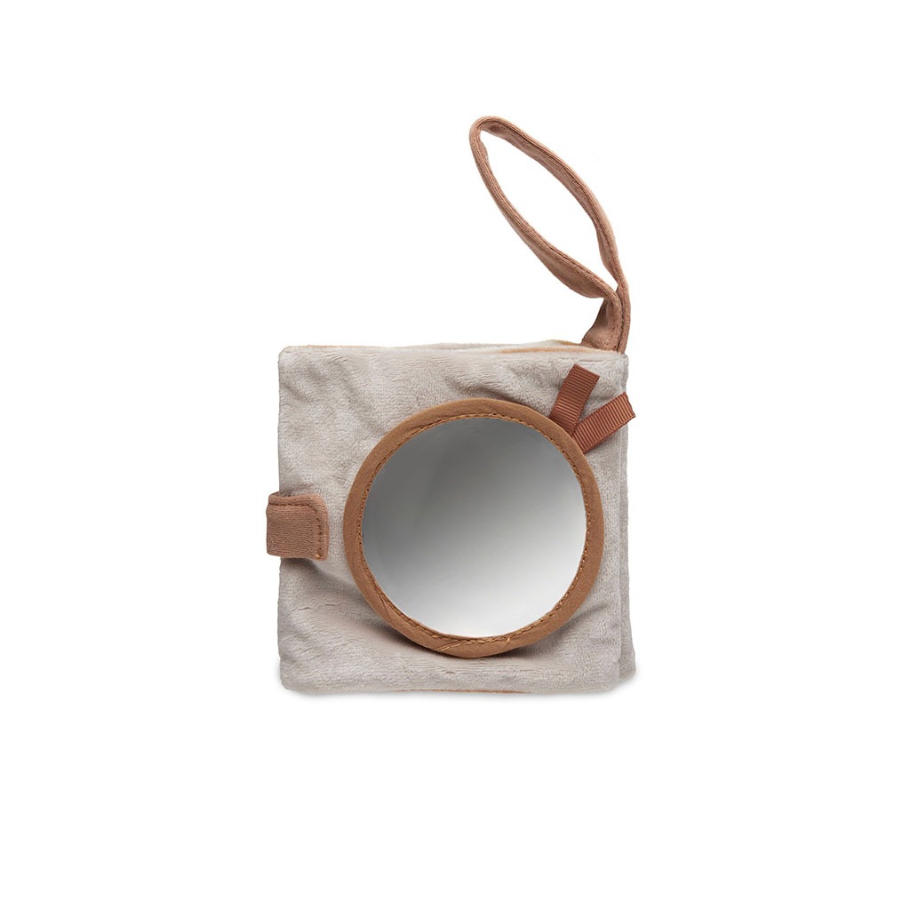 livre éveil bébé jollein détail miroir