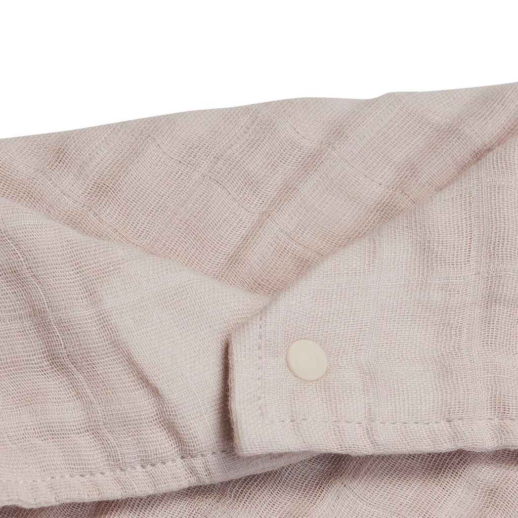 bavoir bandana nougat jollein détail fermeture