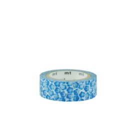 masking tape fleurs nemophila bleu