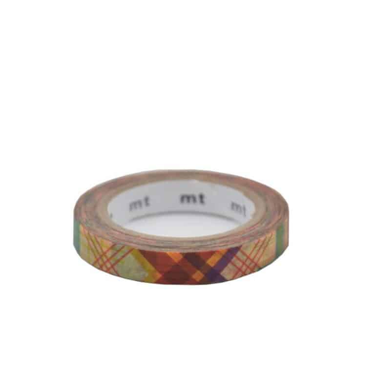 masking tape motif écossais