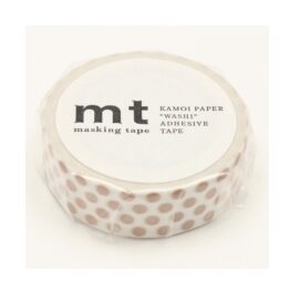 Masking tape pois cuivre