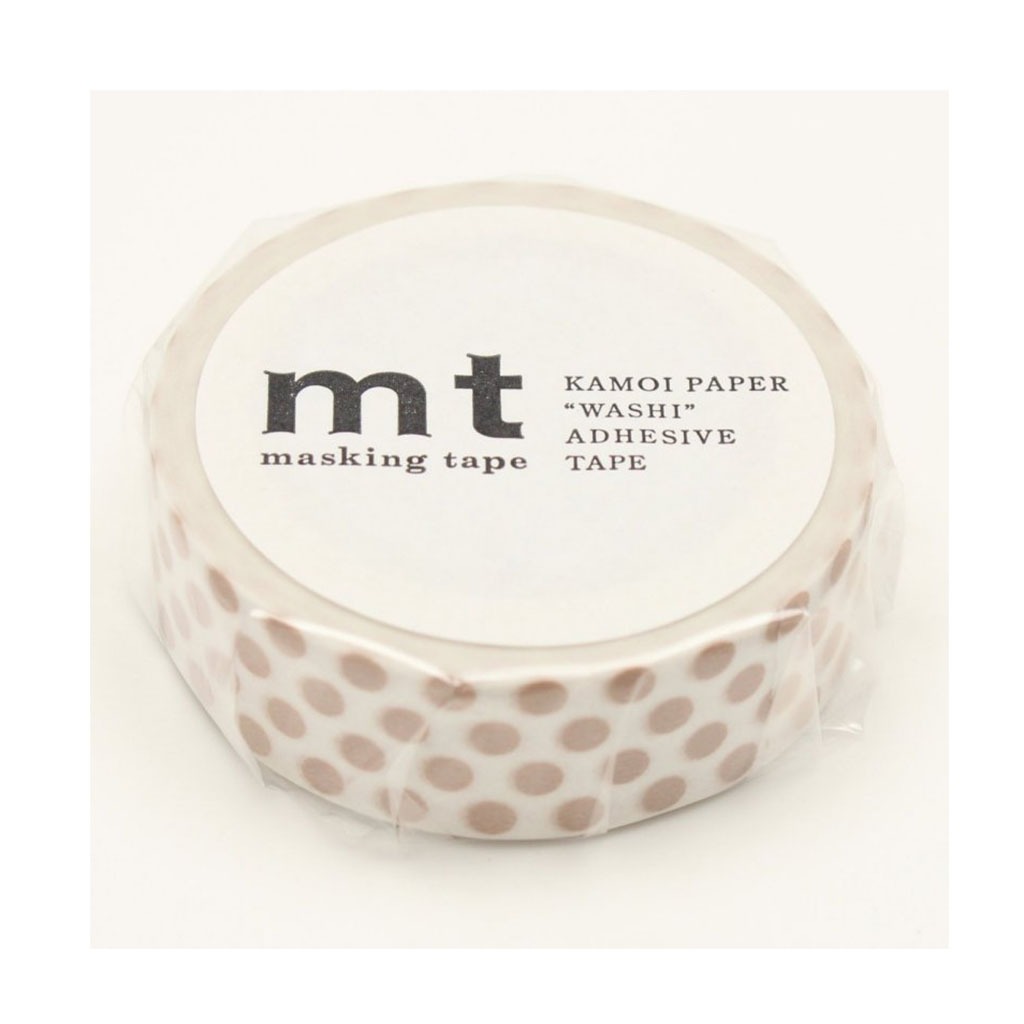 Masking tape pois cuivre