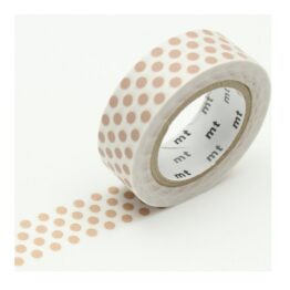 masking tape pois cuivre