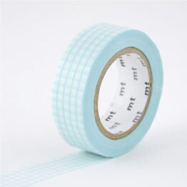 Masking tape quadrillage bleu