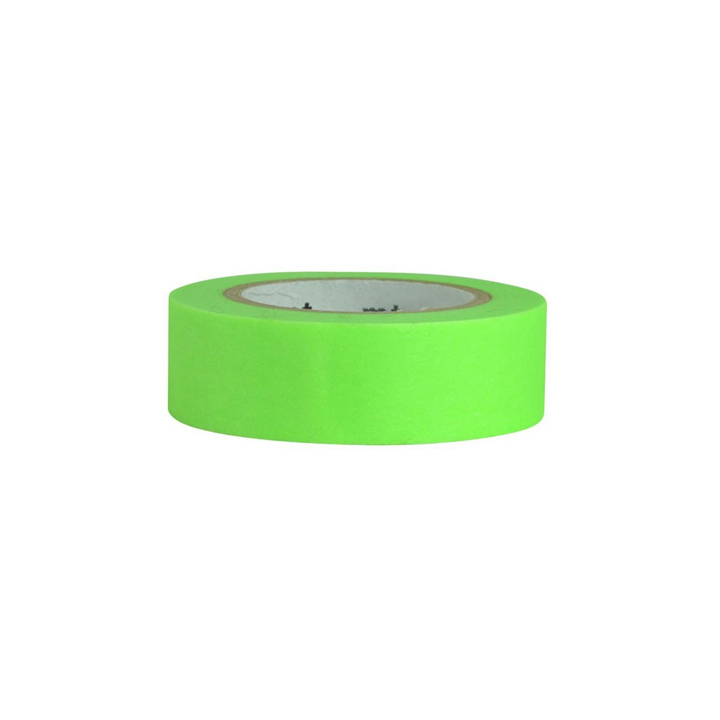 Masking tape vert fluorescent
