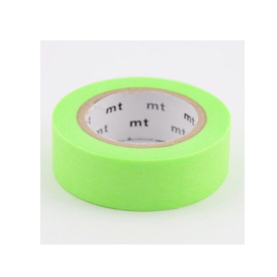 Masking tape vert fluorescent parfait pour décorer ses cahiers