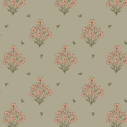 Motif fleurs des champs minikane