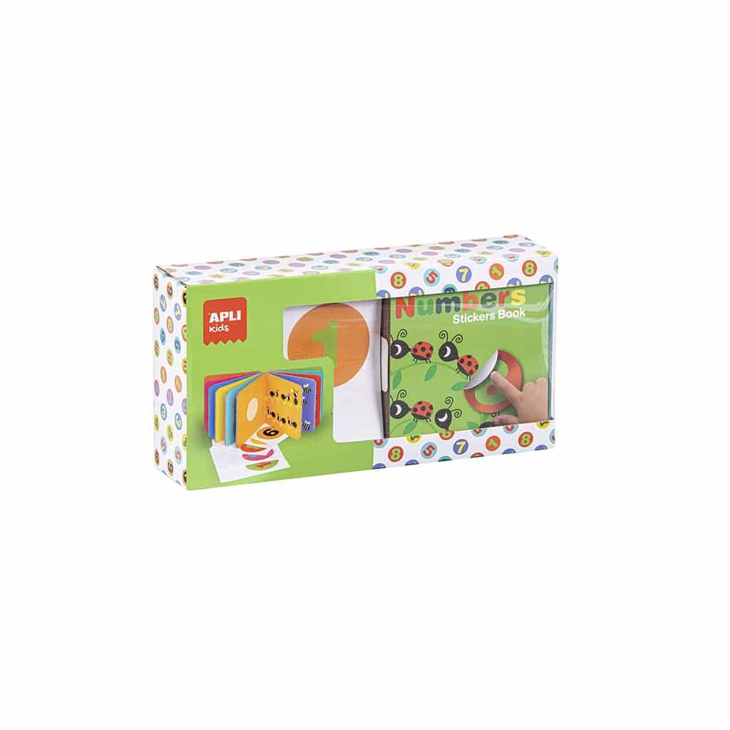 Coffret Livre Et Gommettes - Chiffres - Apli Kids - Little marmaille