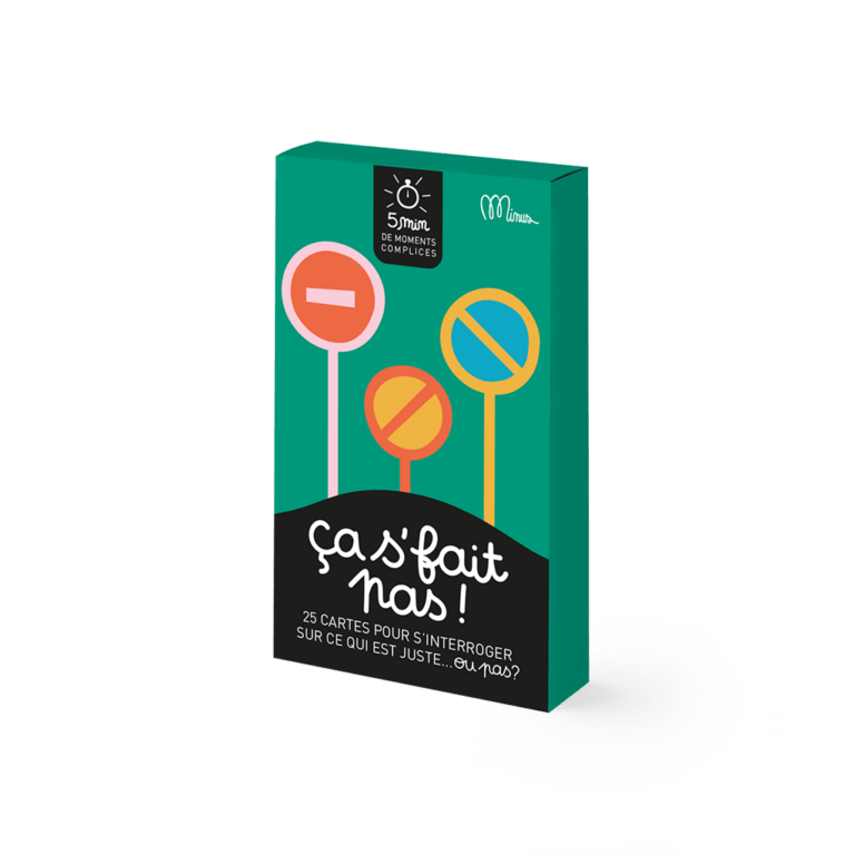 cartes ça s'fait pas minus edition paquet sur fond blanc