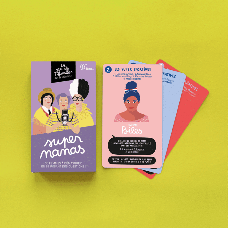 jeu de 7 familles super nanas minus edition jeu et cartes