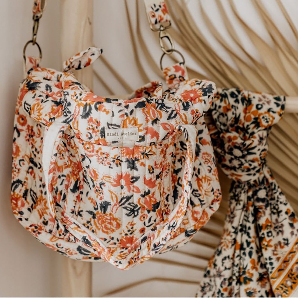 Sac week-end Zinnia Blush - Bindi Atelier - Le Grand Magasin