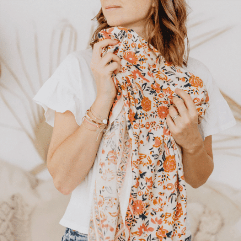 Grand foulard goa folk bindi atelier