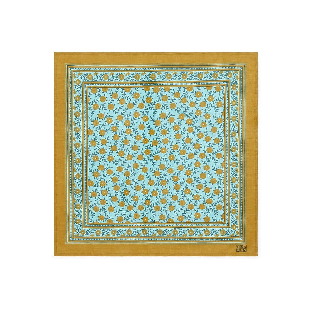 foulard bonton turquoise