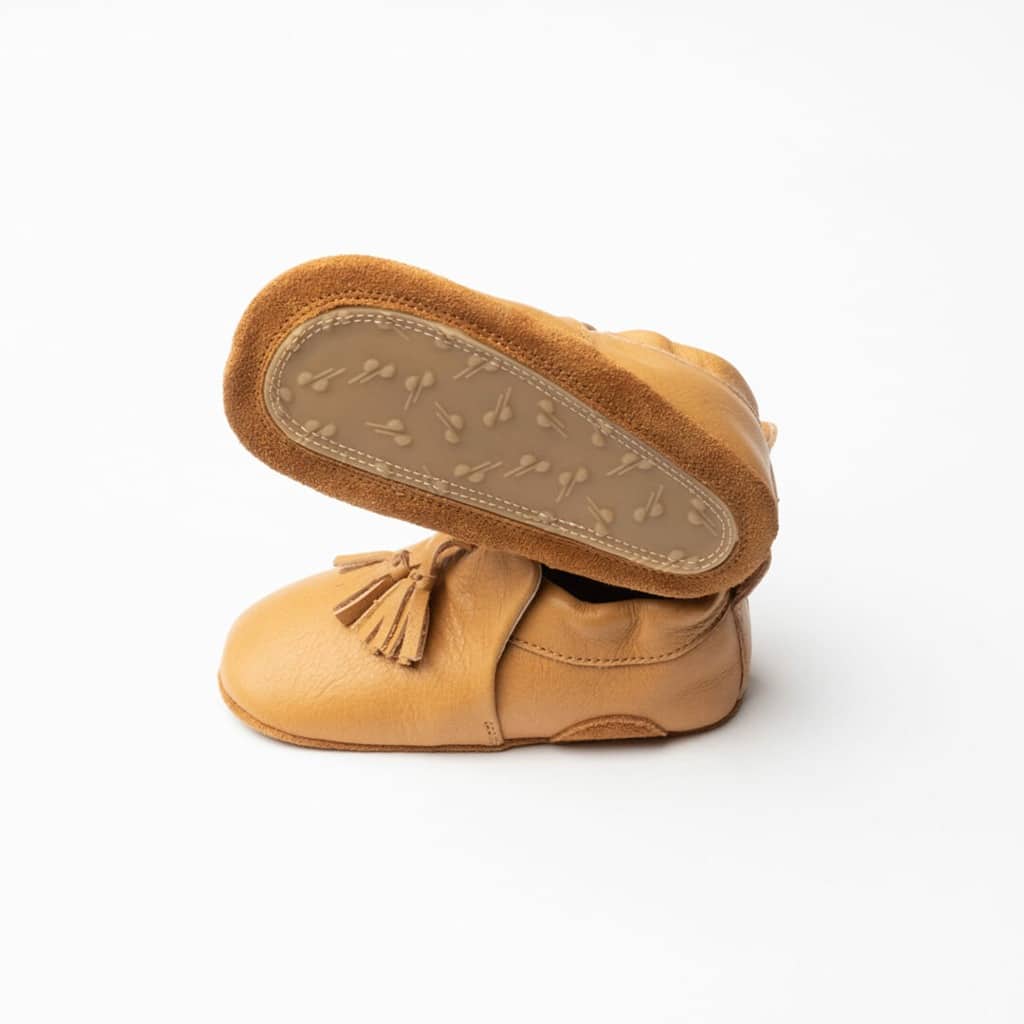 Chaussons barnabé camel deux bouts
