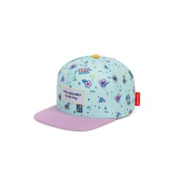 Casquette enfant aloha hello hossy vue de face sur fond blanc