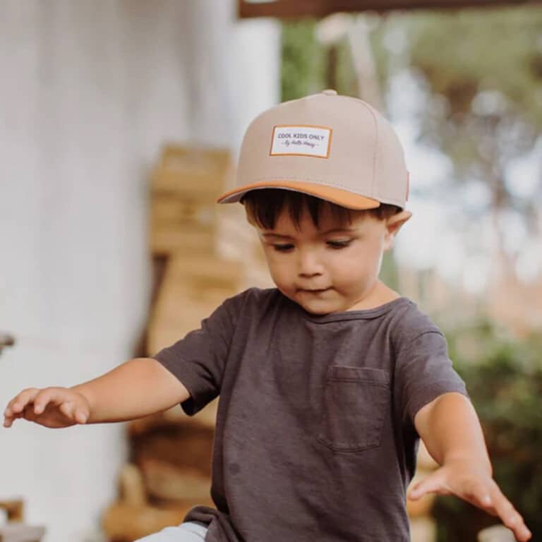 Casquette hello hossy mini latte portée
