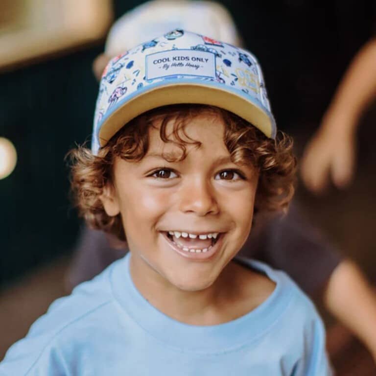 Casquette enfant ocean lover portée