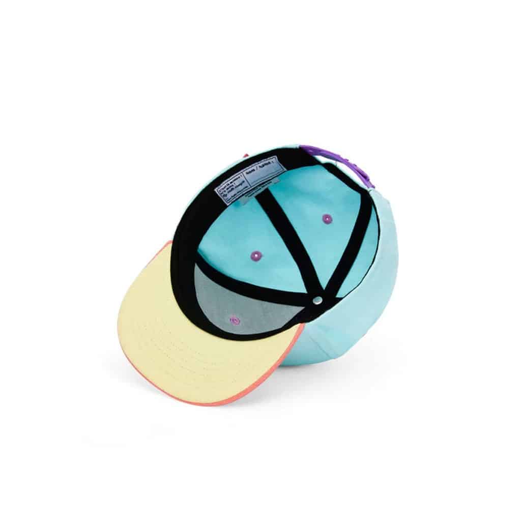 casquette hello hossy mini paradise vue de dessous sur fond blanc