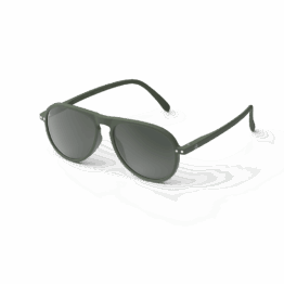 Lunettes de soleil pilote kaki adulte