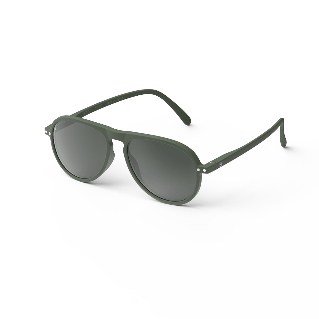 Lunettes de soleil pilote kaki adulte