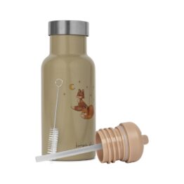 gourde renards fond blanc