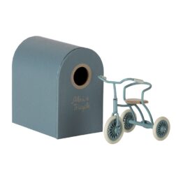 tricycle bleu avec abri