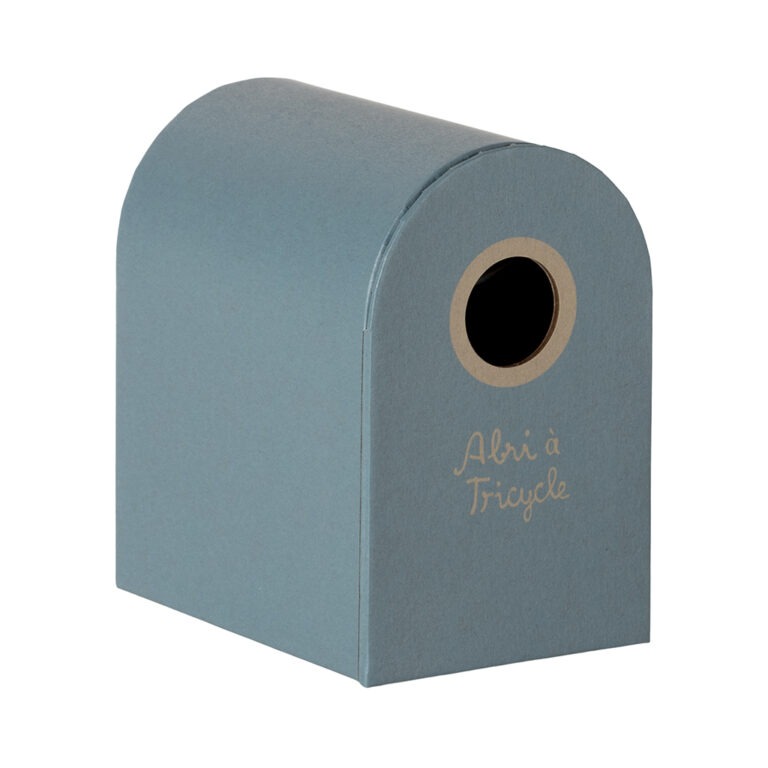 abri tricycle bleu maileg