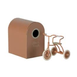 abri avec tricycle corail maileg