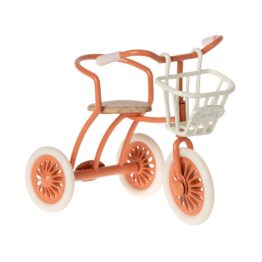 tricycle corail avec panier