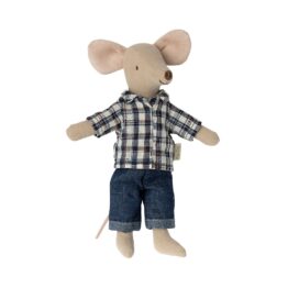 souris papa maileg avec tenue