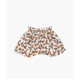 Short lili au motif fleurs oranger pour poupées gordis de la marque minikane