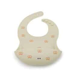 bavoir silicone bretzel fond blanc