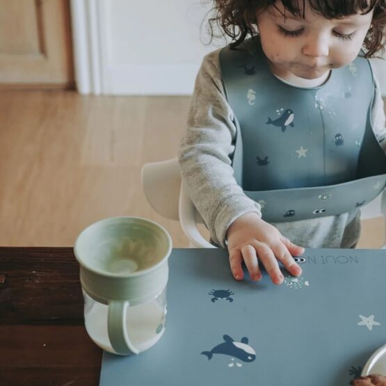 ambiance bavoir set de table et cup