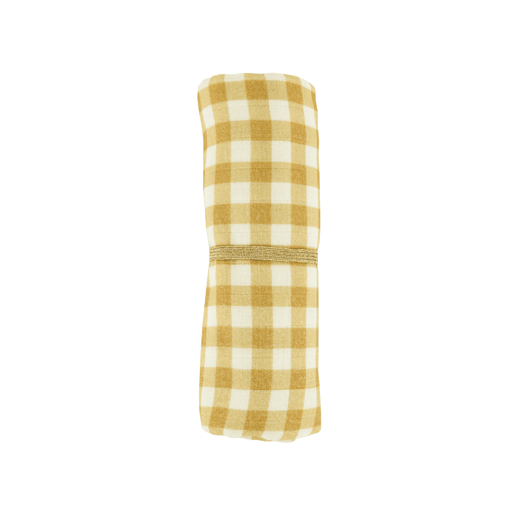 Petit lange vichy ocre de la marque baubels
